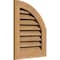 Ekena Millwork Quarter Round Top Right Western Red Cedar Gable Vent w/1" x 4" Flat Trim Frame, 08"W x 18"H GVWQR08X1801SFUWR - alternate 5